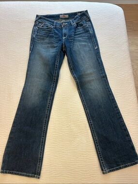 Ariat Women's Boot Cut Blue Denim Jeans